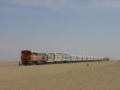 Sat in the desert, waiting the whole day for a relief engine, northern Sudan