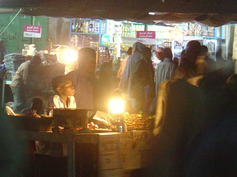 Market at night