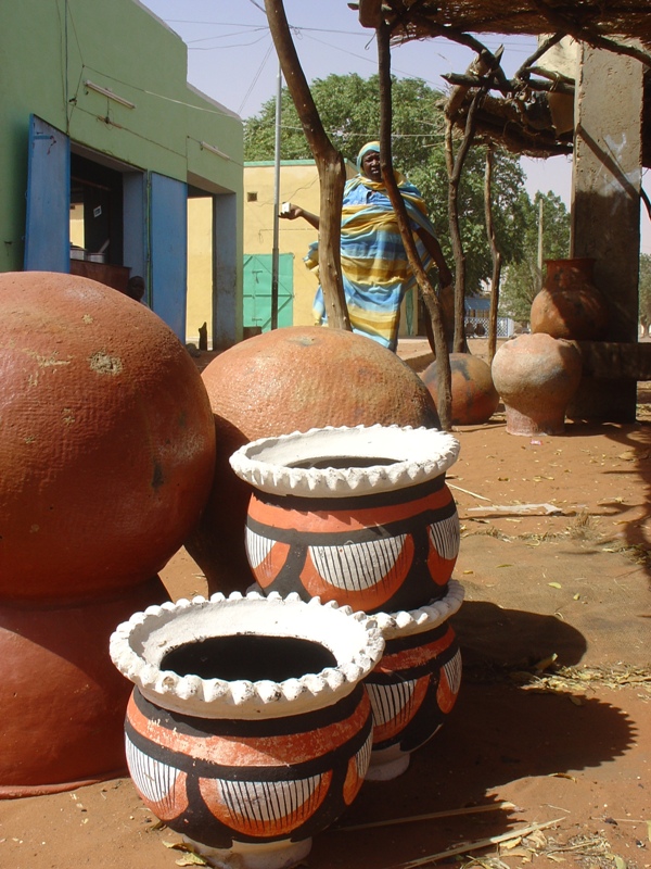 Pottery in the market