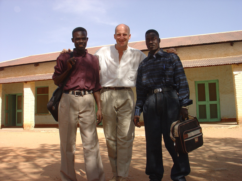 With a couple of students