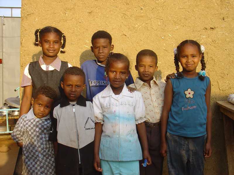 Obied Salah's family at Eid