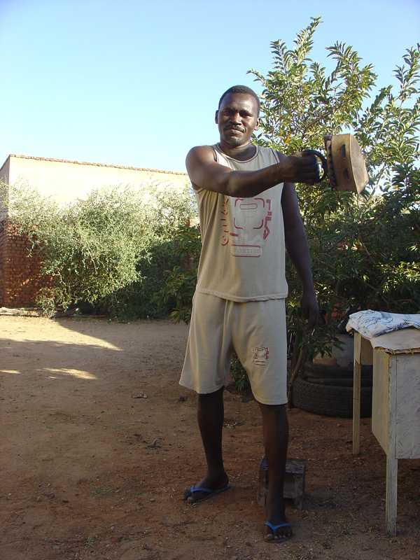 Adam, at home in Dilling