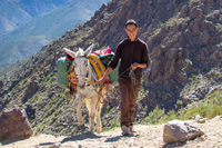 portrait muleteer Ahmed at Tizi Mzik